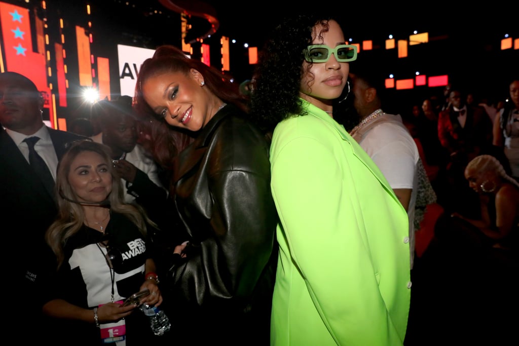 Rihanna's Leather Outfit at the BET Awards 2019