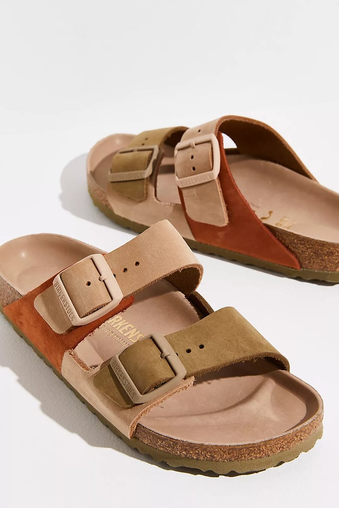 Neutral Sandals: Birkenstock Arizona Split Hex Sandals