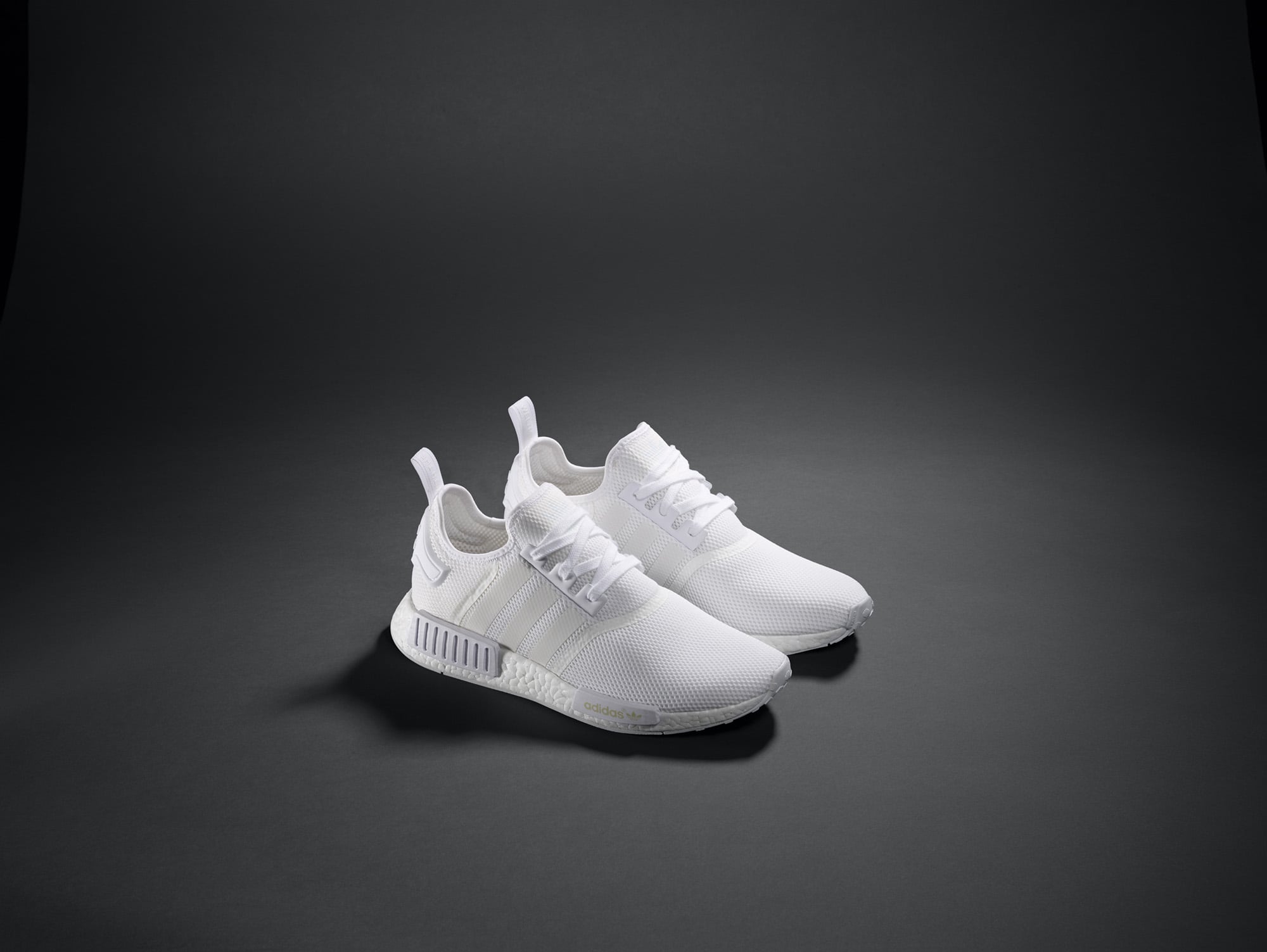 New Adidas Triple White NMD Sneakers 