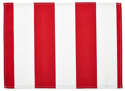 Classic Stripe Red Placemats ($94)