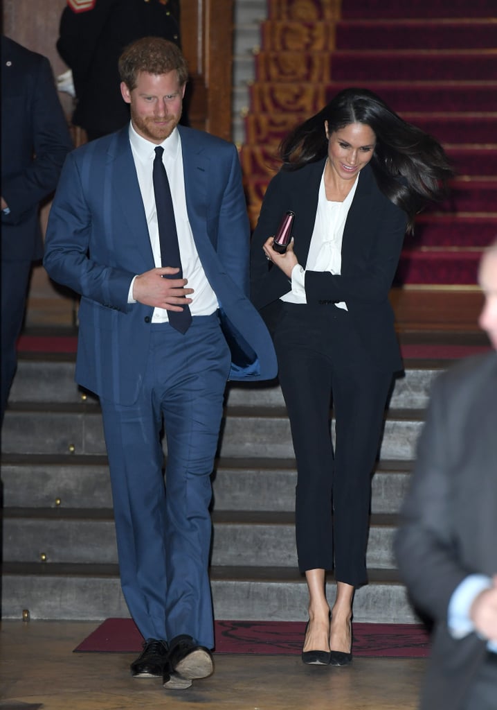 Prince Harry and Meghan Markle at Endeavour Awards Feb. 2018