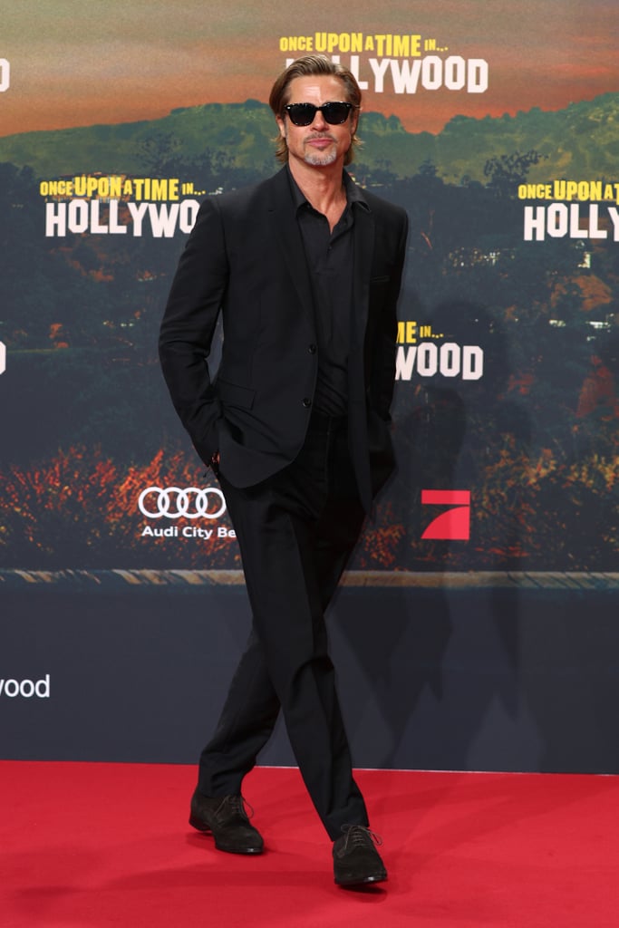 Brad Pitt at the Berlin premiere of Once Upon a Time in Hollywood.