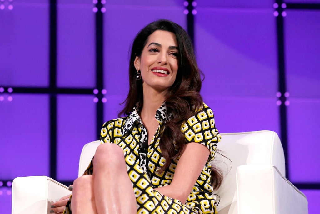 Amal Clooney Diane von Furstenberg Printed Dress