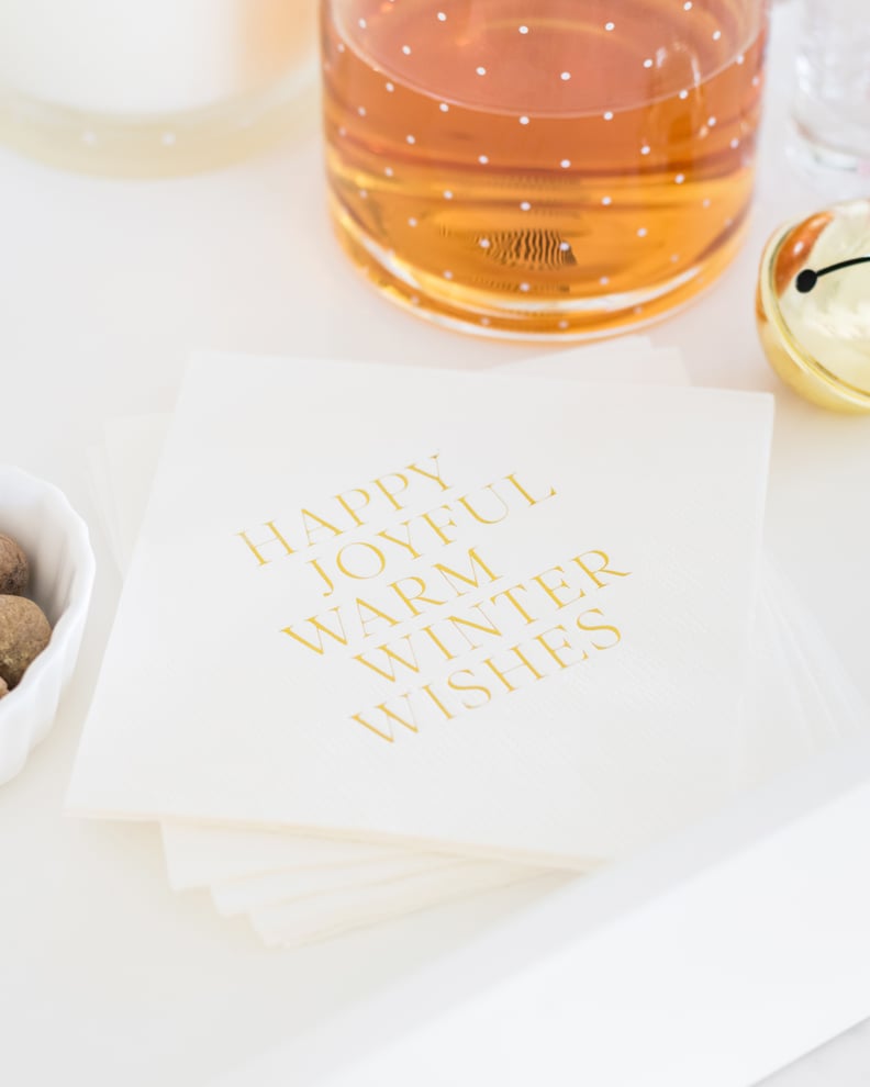 White Paper Cocktail Napkins