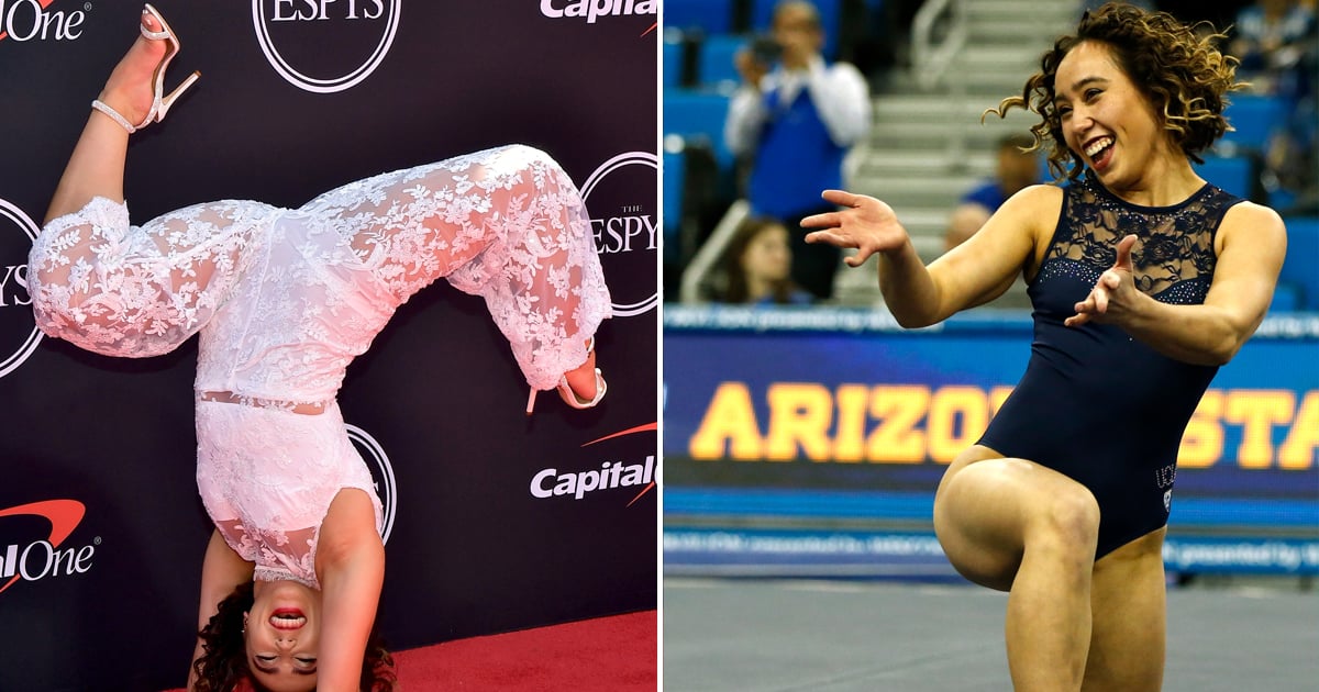 Gymnast Katelyn Ohashi Goes Viral For Taking Off Pants During Handstand  Challenge (VIDEO)