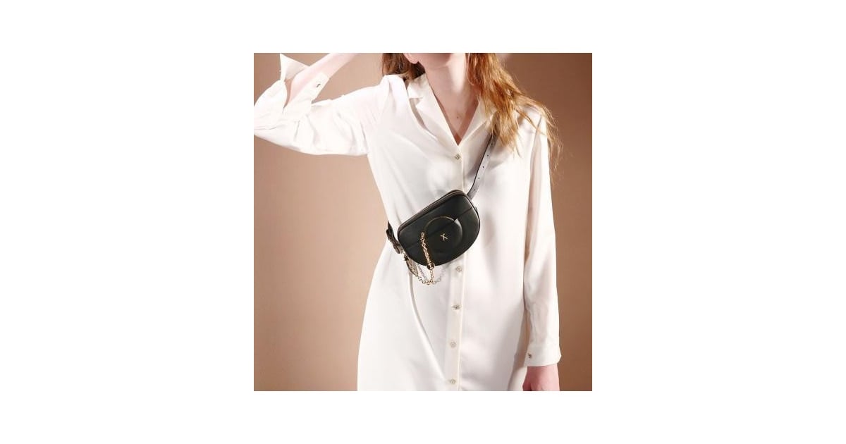 The chain detail on this OZ Mini Belt Bag (230) adds just enough of