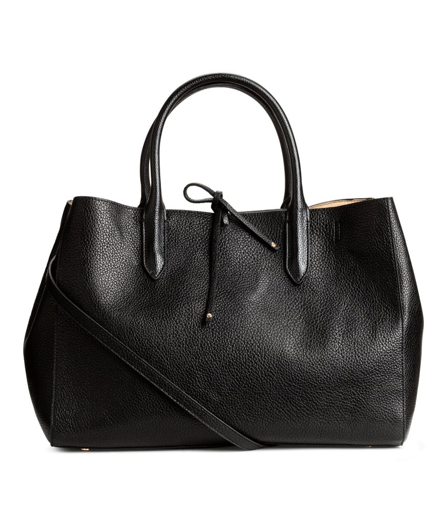 With a textured finish and bow closure, this H&M Shopper ($35) is one very easy, very polished way to tote all you need.