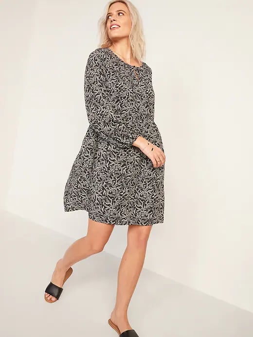 Old Navy Soft-Woven Keyhole Swing Dress