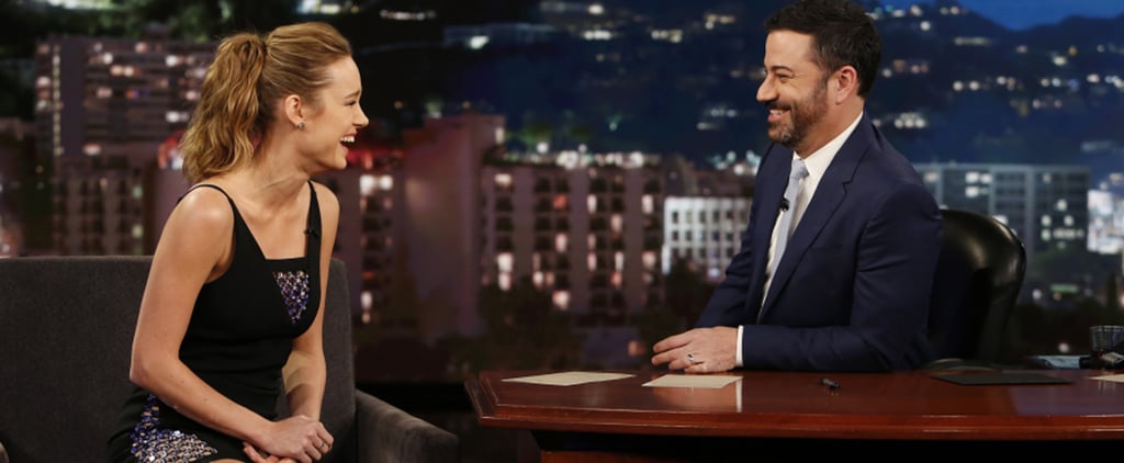 Brie Larson's David Koma Dress on Jimmy Kimmel Live