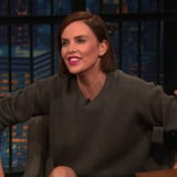 Charlize Theron Shares Rihanna's T-Shirt Prank on Late Night