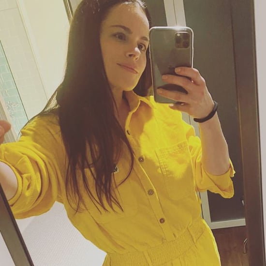 Emily Hampshire's Lucy & Yak Organic Corduroy Boilersuit