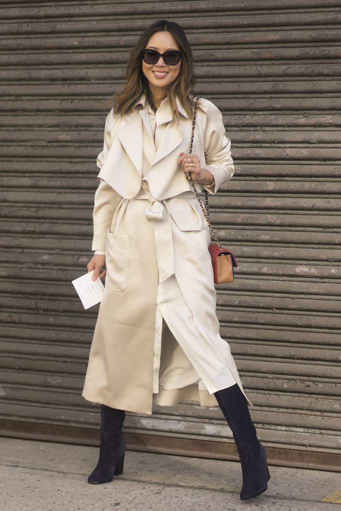 A trench coat with just about anything