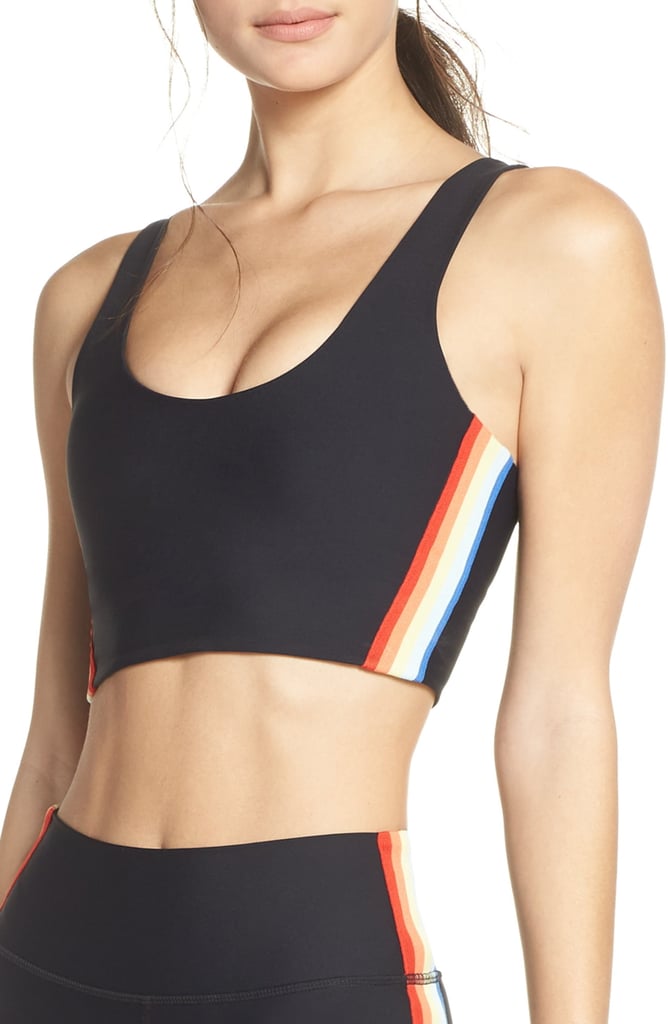 Shakti Brami Rainbow Stripe Sports Bra