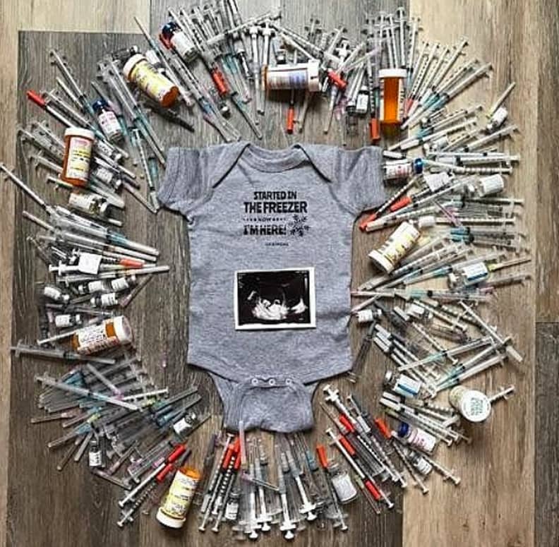 Ivf sales birth announcement