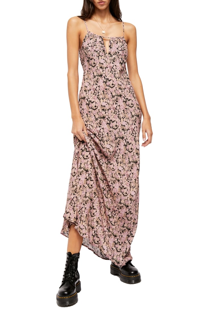 Free People Bon Voyage Floral Print Sleeveless Dress