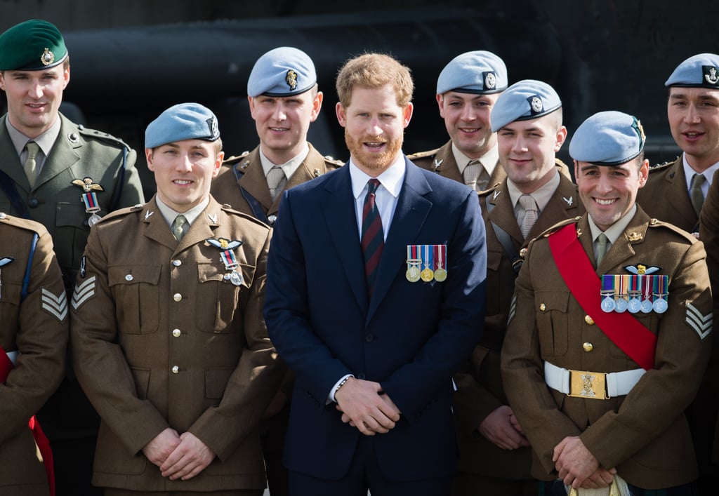 Prince Harry at the Army Aviation Centre 2018