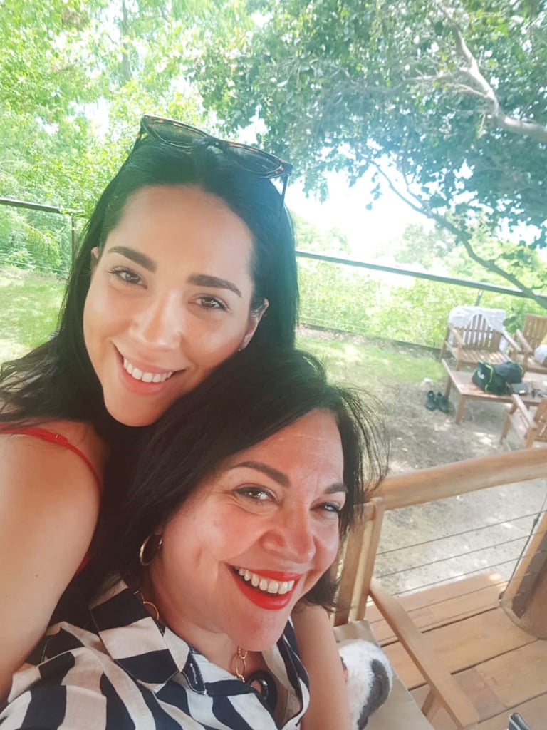 "My mom has always led by example. There hasn't been a day when I've seen her give up, I don't think that's ever crossed her mind. She taught me that I'm capable of doing everything I set my mind to, and that discipline and perseverance play a big part in reaching those goals. She encouraged me to better myself, to keep picking up new hobbies and skills, and to keep exploring my talents, and she never let me think that I'm less than what I am. She doesn't like to see me fail, but at the same time, she lets me make mistakes so I can learn from them. She's the definition of a strong woman inside and out, but above all, she leads with love and empathy. She gets emotional and is, above all, human, with all the flaws and little quirks that encompasses, but to me, she'll always be a superhero. In my eyes, no one can be better than her at her job, as a mom, as a wife, as a friend, as a daughter . . .  and I'll always have her as a reference for how to make the most out of my life." — Maria Valdez, lead editor, Latina
