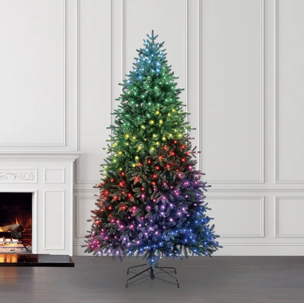 A Rainbow Tree: Evergreen Classics Twinkly Norwood Spruce Pre-Lit Artificial Christmas Tree