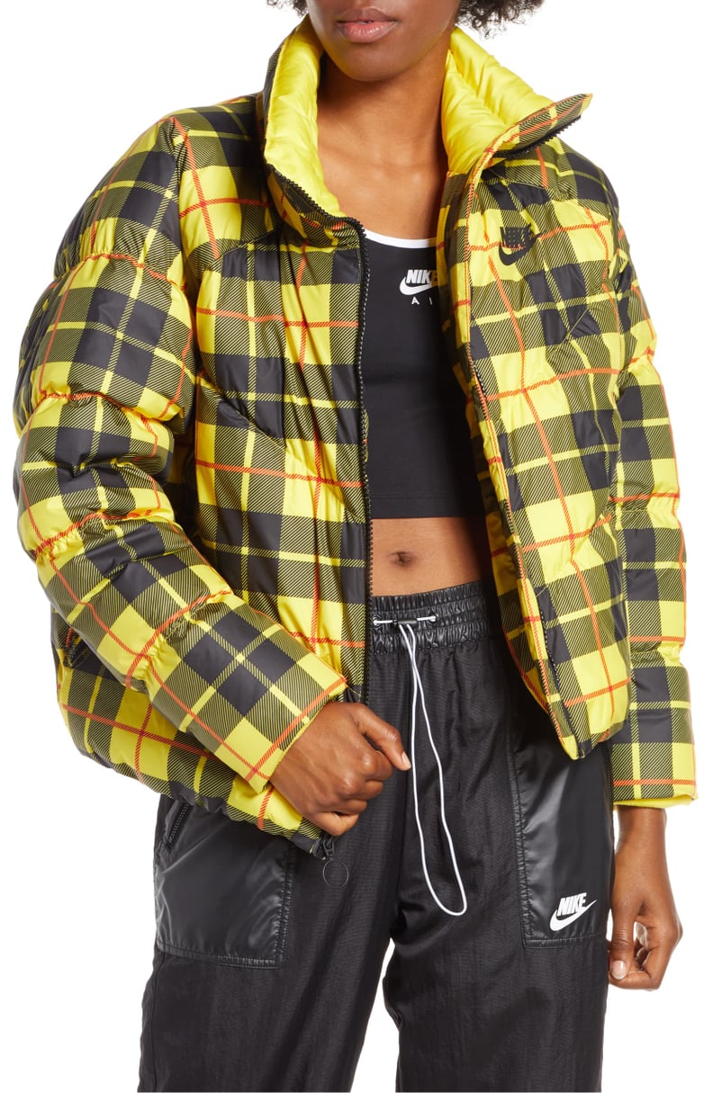 Nike Plaid Puffer Jacket