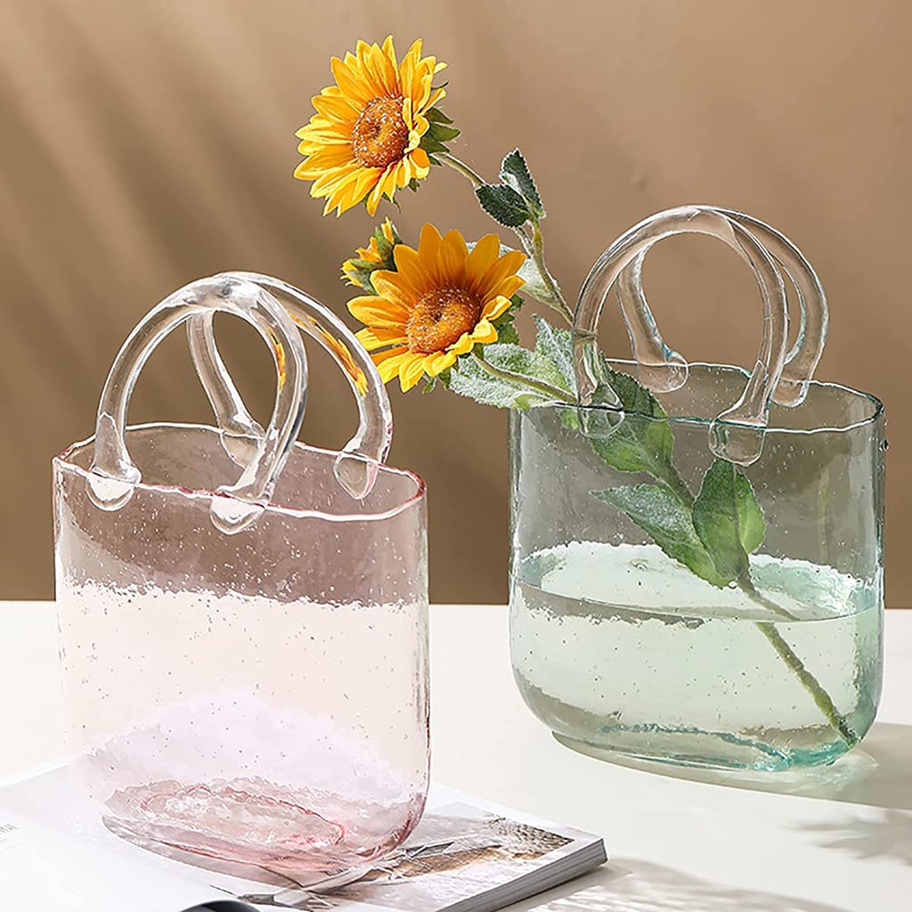 Shop the Amazon Glass Purse Flower Vases Trending on TikTok POPSUGAR Home