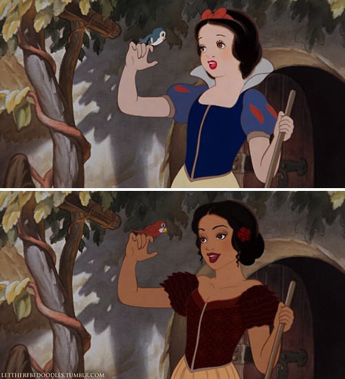 Snow White Disney Princesses With Different Races Popsugar Love
