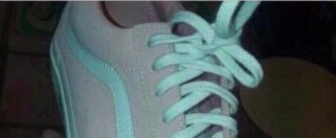 Optical Illusion Sneakers Teal and Gray or Pink and White