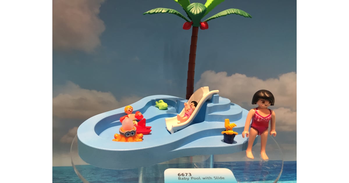 SLIDE WOMAN SHALLOW POOL Playmobil BABY/TODDLER COCONUT PALM TREE 