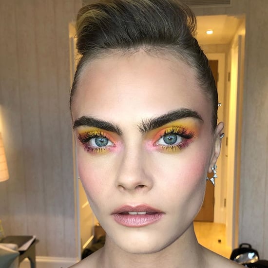 Cara Delevingne and Lucy Boynton Wear Tie-Dye Eye Makeup