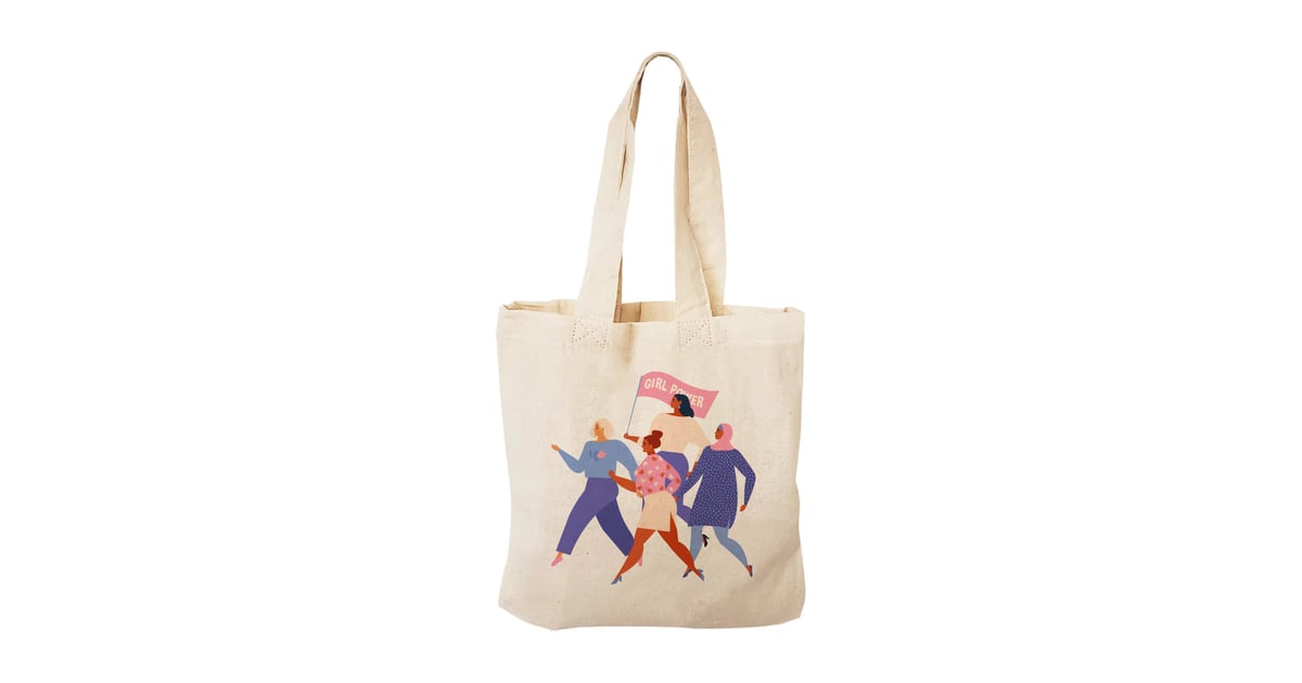 Girl Power Tote Bag Cute Reusable Totes and Bags From Etsy POPSUGAR