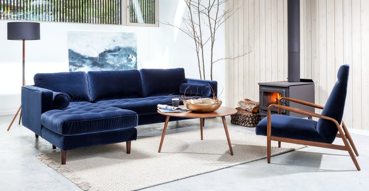 Article Sven Cascadia Blue Left Sectional Sofa Article Has My