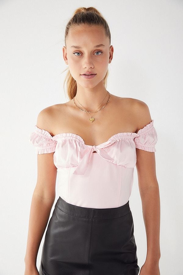 I.AM.GIA Naomi Off-the-Shoulder Corset Top | Sexy Tops From Urban ...
