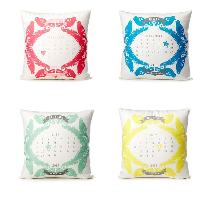 Baby Birthday Pillow Baby Birthday Pillow