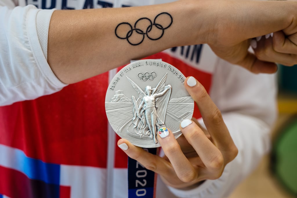 Wales's Lauren Williams's Olympic Rings Tattoo