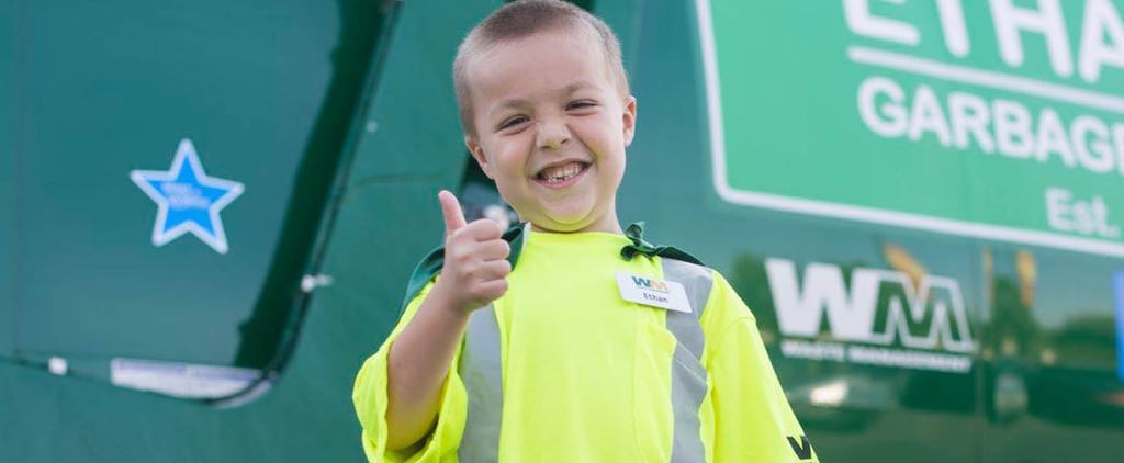 Little Boy's Dream of Becoming a Garbage Man | Video