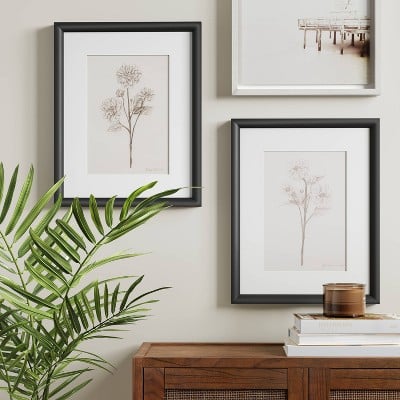Picture Perfect: Framed Floral Sketch Framed Wall Art