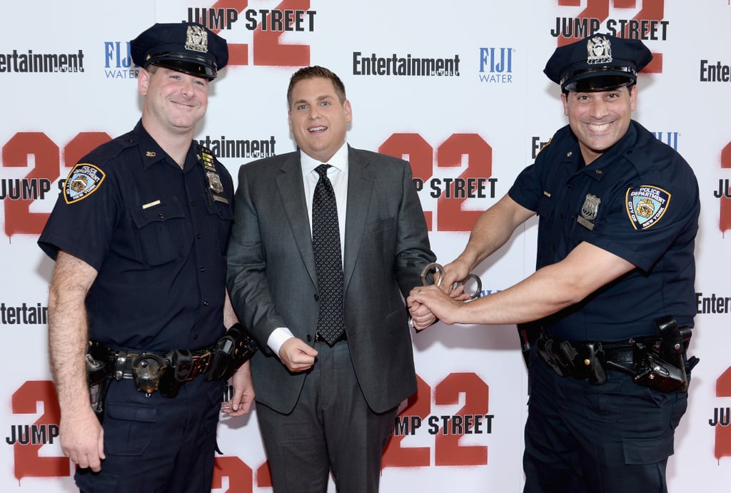Channing Tatum Getting Handcuffed at 22 Jump Street Premiere