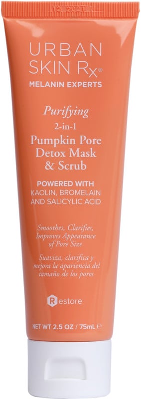 Urban Skin Rx Purifying 2-in-1 Pumpkin Pore Detox Mask and Scrub
