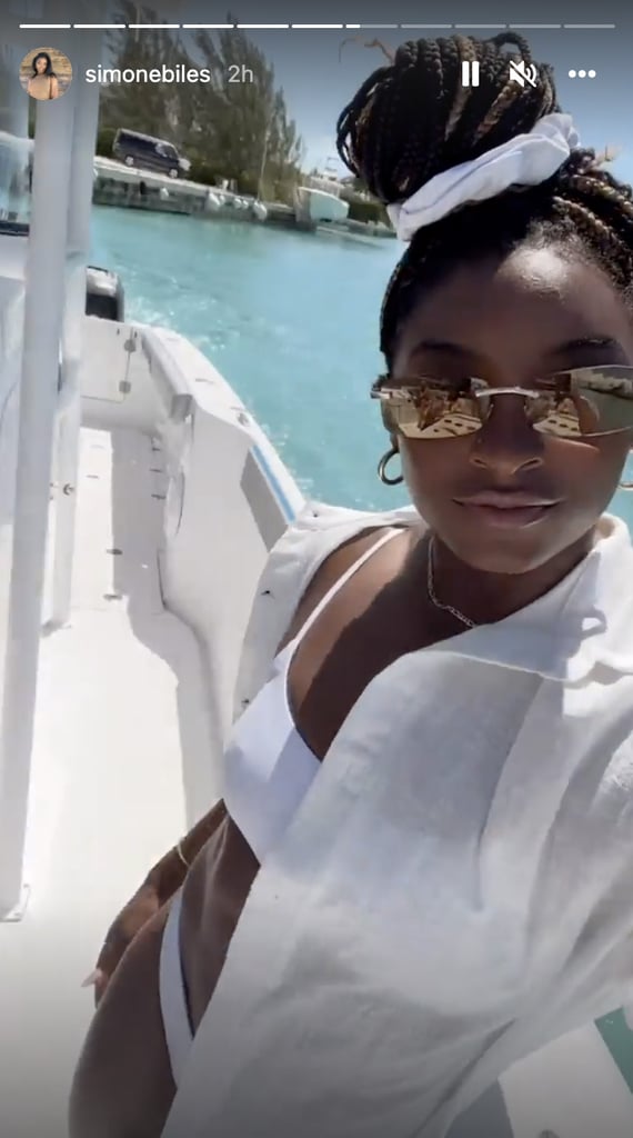 Simone Biles Best Swimsuits on Vacation in Turks and Caicos
