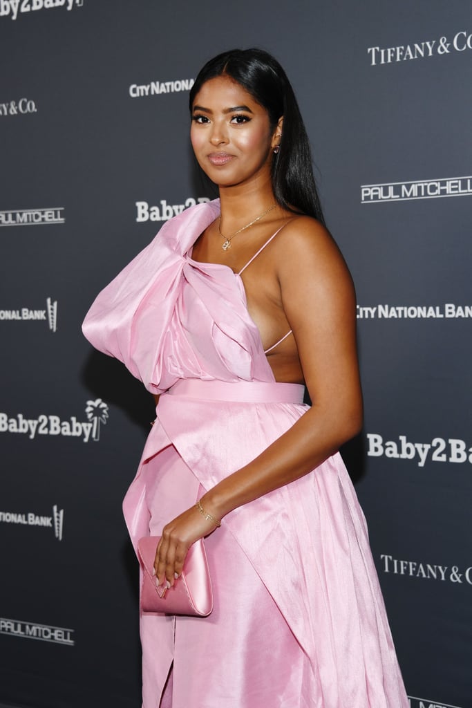 Natalia Bryant Wore a Pink Bow Dress to Baby2Baby Gala