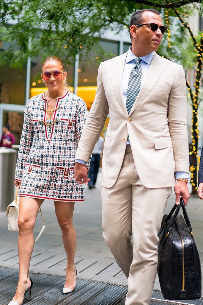 Jennifer Lopez and Alex Rodriguez Lunch in NYC August 2018 | POPSUGAR