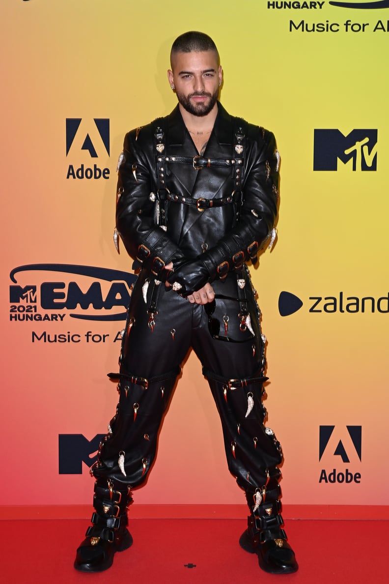 Maluma at the MTV EMAs 2021
