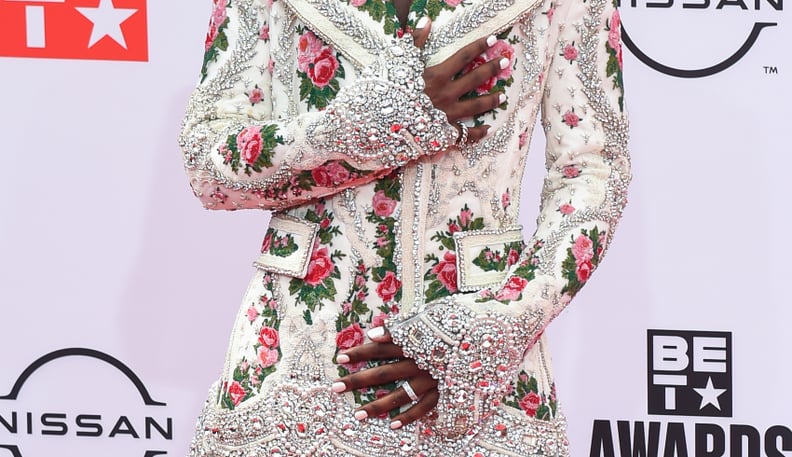 Lil Nas X's Minimalist White Manicure at the 2021 BET Awards