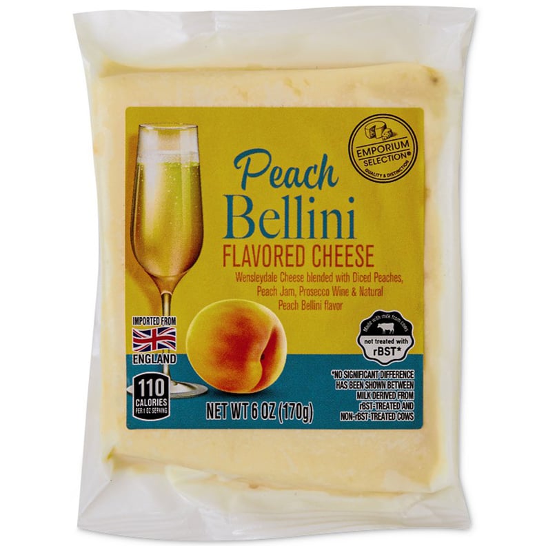 Aldi's Peach Bellini Wensleydale Cheese