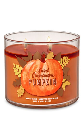 Sweet Cinnamon Pumpkin 3-Wick Candle