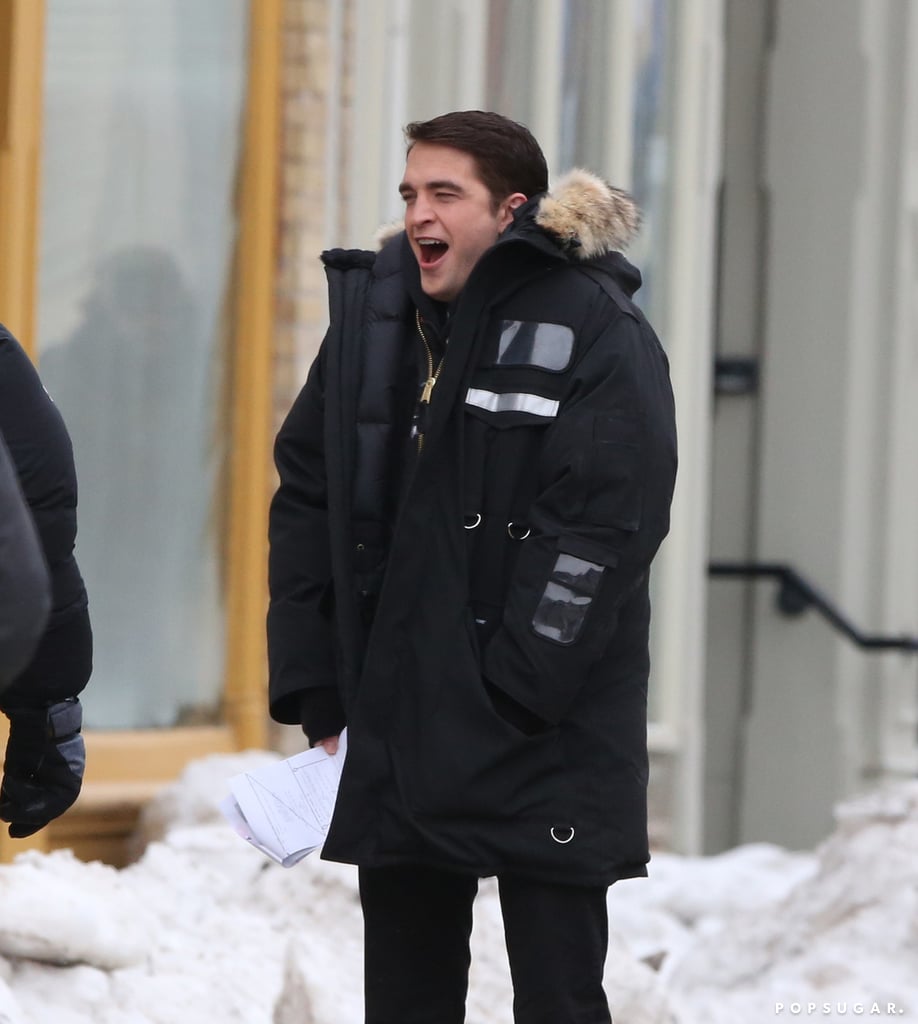 Robert Pattinson Laughing While Filming Life