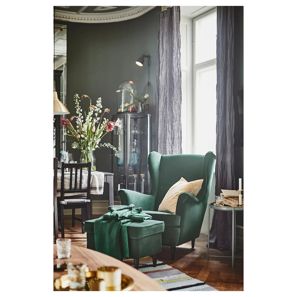 A Big Green Chair: Ikea Strandmon Wing Chair