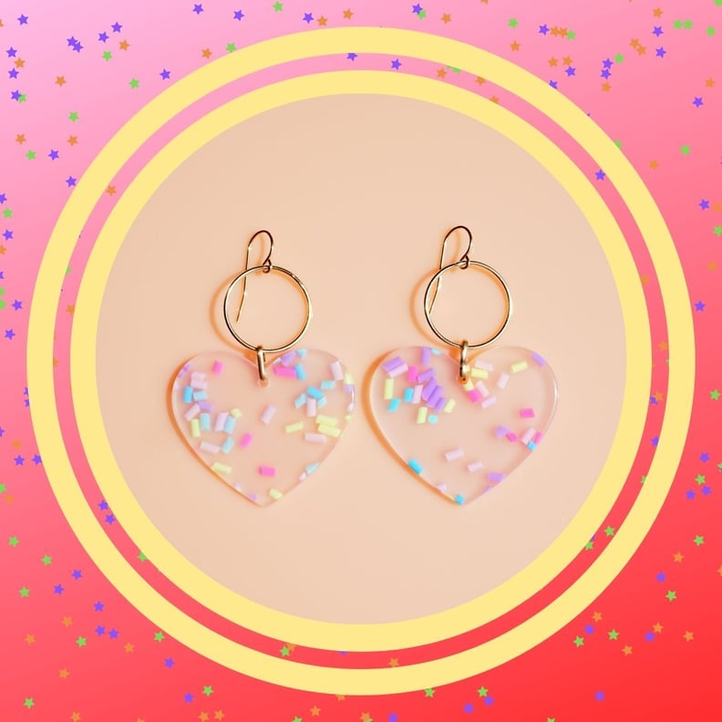 Mandy Moore-Inspired Heart Earrings