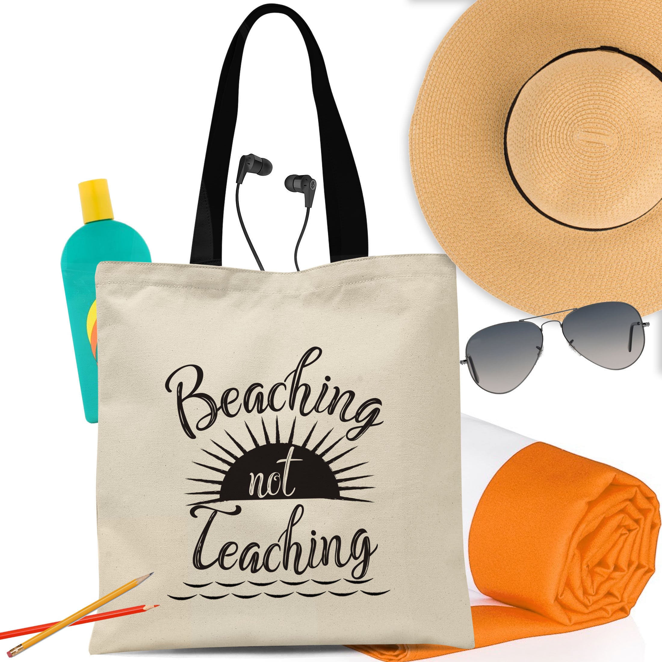 Beaching not teaching tote hot sale