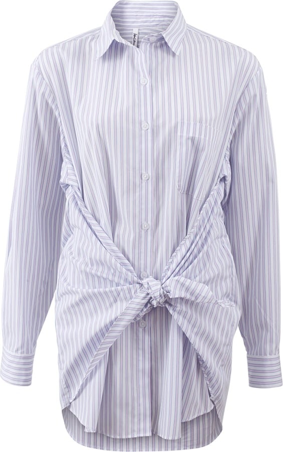 vertical striped button down mens