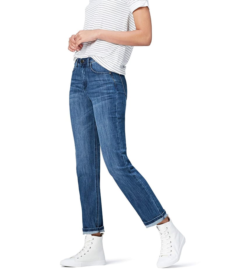 find. Straight-Leg Mid-Rise Jeans